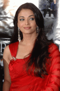 Aishwarya Rai Looking Gorgeous in a Red Saree at the Premiere of 'Provoked' - HQ Pictures...
