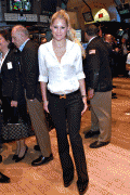 Anna Kournikova NYSE Opening Bell Pictures