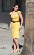 Kelly Brook - Yellow Dress at Venice 11