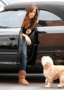 Minka Kelly at the Sets of The Room Mate